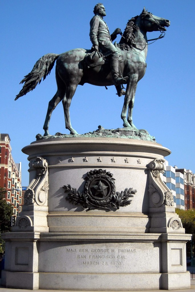 La Statue de Bronze de George Henry Thomas 
