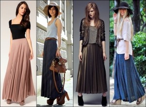 1000 façons de porter sa jupe longue